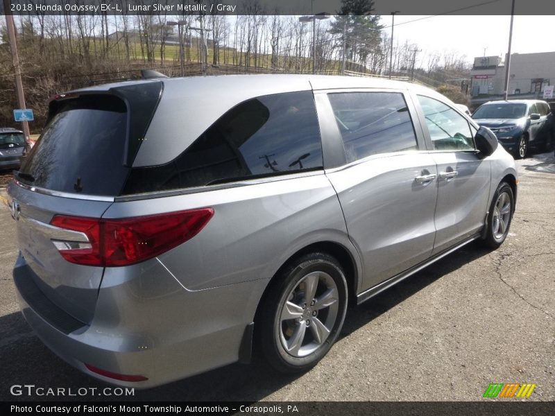Lunar Silver Metallic / Gray 2018 Honda Odyssey EX-L