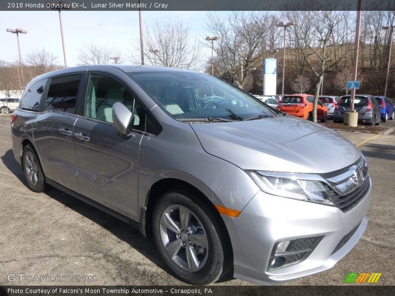 Lunar Silver Metallic / Gray 2018 Honda Odyssey EX-L