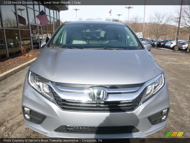 Lunar Silver Metallic / Gray 2018 Honda Odyssey EX-L