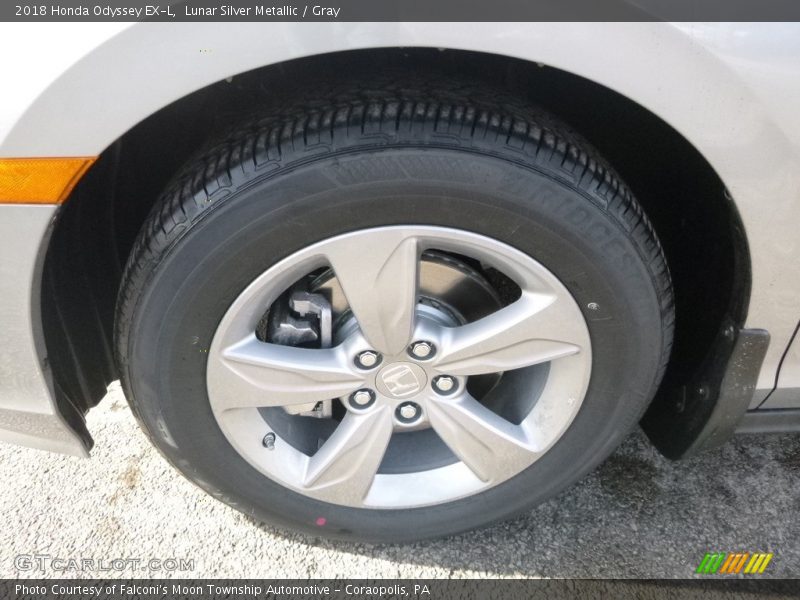 Lunar Silver Metallic / Gray 2018 Honda Odyssey EX-L