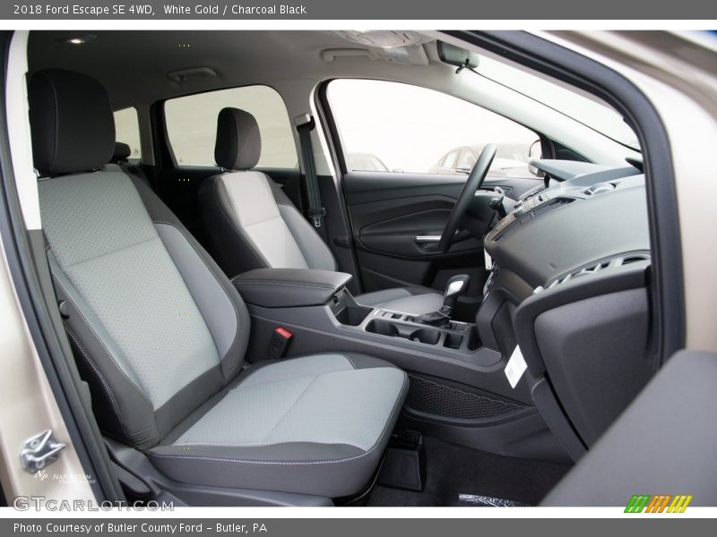 White Gold / Charcoal Black 2018 Ford Escape SE 4WD