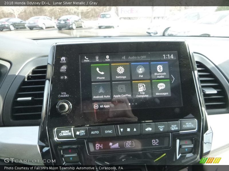 Lunar Silver Metallic / Gray 2018 Honda Odyssey EX-L