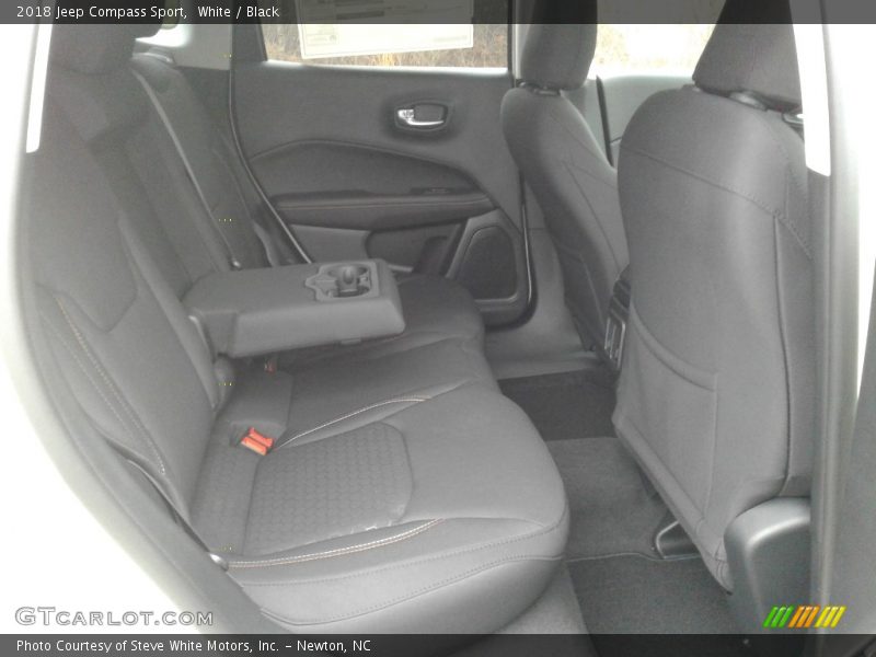 White / Black 2018 Jeep Compass Sport