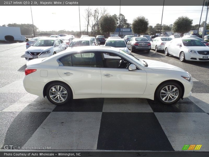 Majestic White / Graphite 2017 Infiniti Q50 2.0t