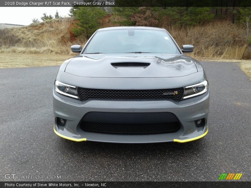 Destroyer Gray / Black 2018 Dodge Charger R/T Scat Pack
