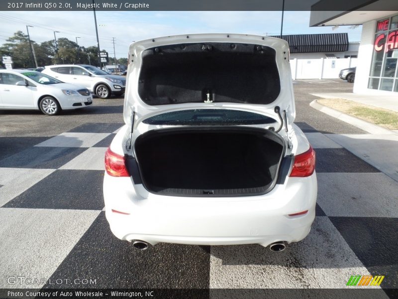 Majestic White / Graphite 2017 Infiniti Q50 2.0t