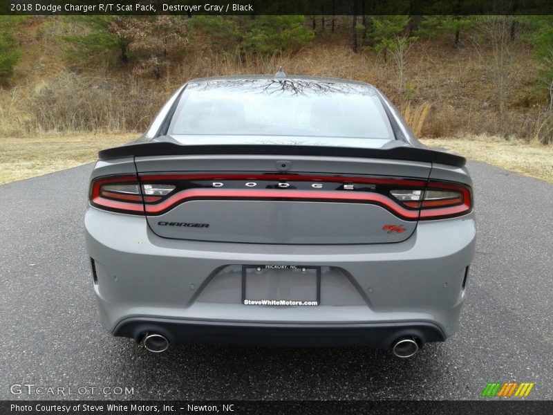 Destroyer Gray / Black 2018 Dodge Charger R/T Scat Pack