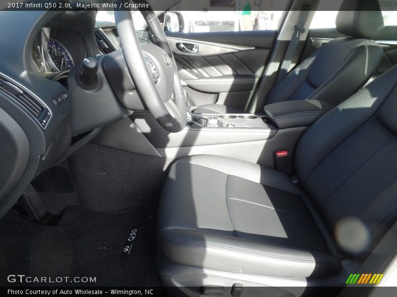 Majestic White / Graphite 2017 Infiniti Q50 2.0t