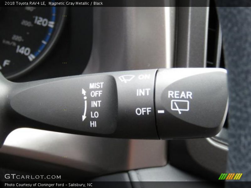 Magnetic Gray Metallic / Black 2018 Toyota RAV4 LE