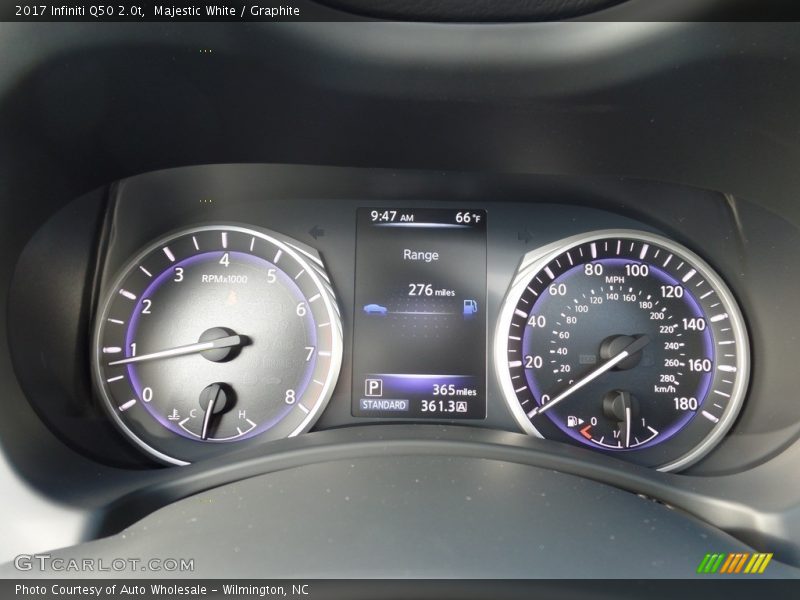 Majestic White / Graphite 2017 Infiniti Q50 2.0t