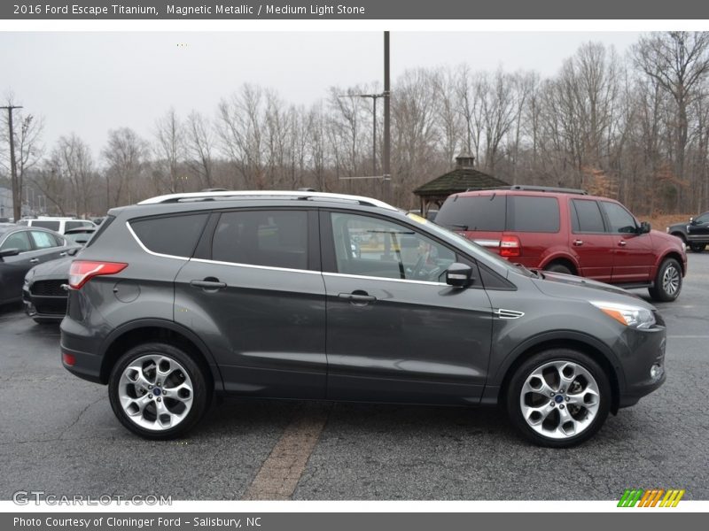 Magnetic Metallic / Medium Light Stone 2016 Ford Escape Titanium