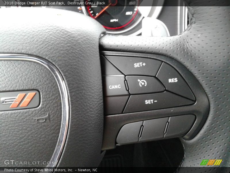 Destroyer Gray / Black 2018 Dodge Charger R/T Scat Pack