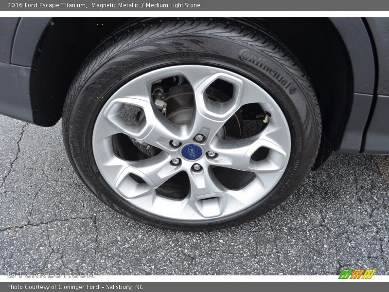 Magnetic Metallic / Medium Light Stone 2016 Ford Escape Titanium