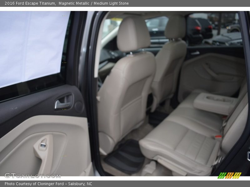 Magnetic Metallic / Medium Light Stone 2016 Ford Escape Titanium