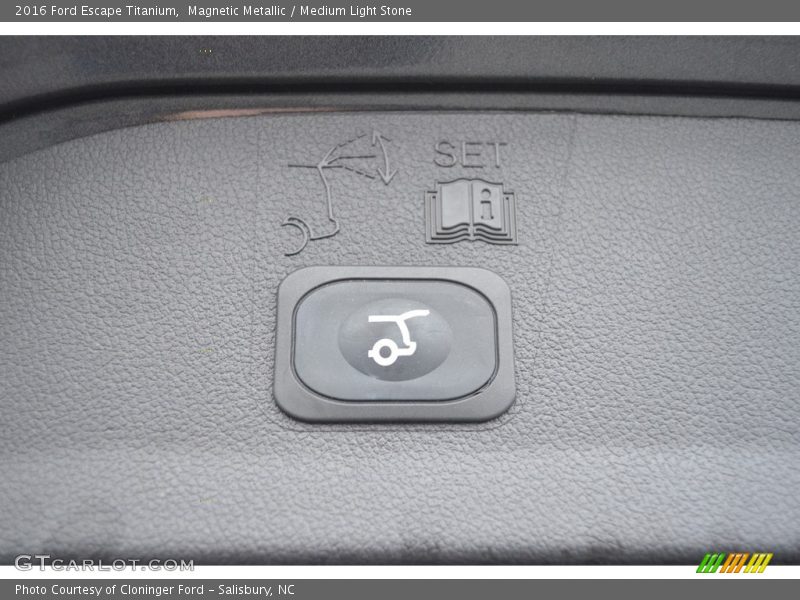 Magnetic Metallic / Medium Light Stone 2016 Ford Escape Titanium