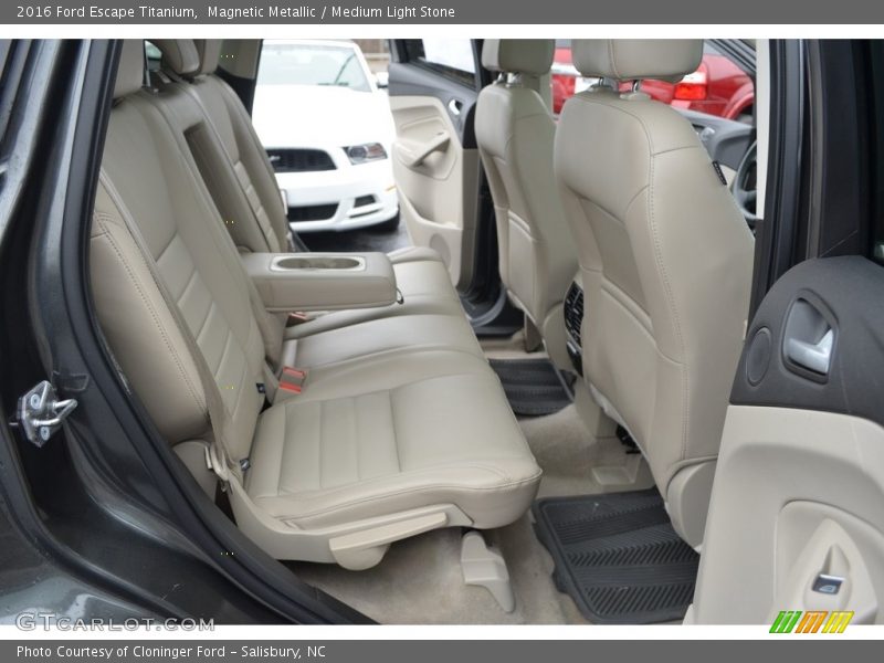 Magnetic Metallic / Medium Light Stone 2016 Ford Escape Titanium