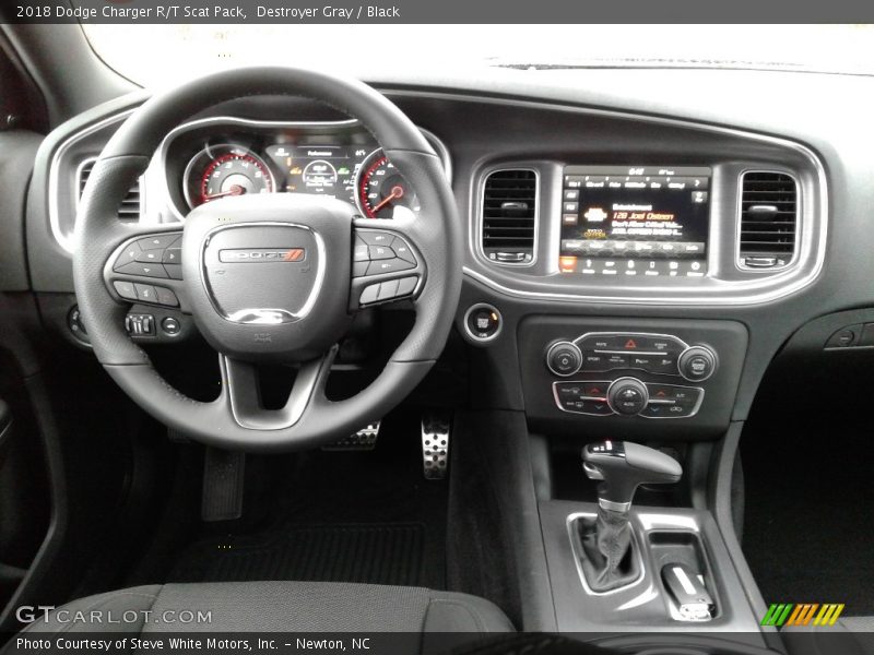 Destroyer Gray / Black 2018 Dodge Charger R/T Scat Pack