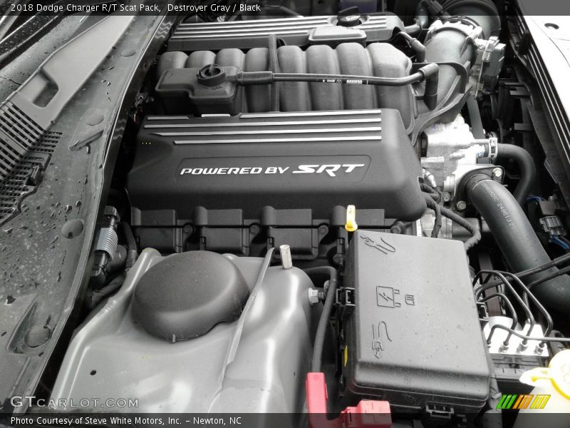 Destroyer Gray / Black 2018 Dodge Charger R/T Scat Pack