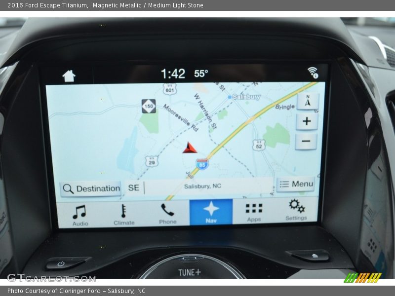Magnetic Metallic / Medium Light Stone 2016 Ford Escape Titanium
