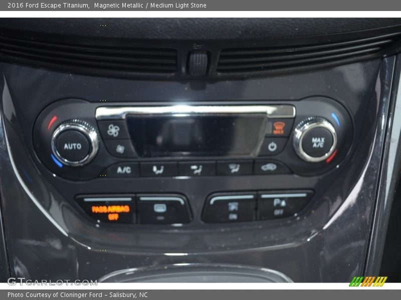 Magnetic Metallic / Medium Light Stone 2016 Ford Escape Titanium