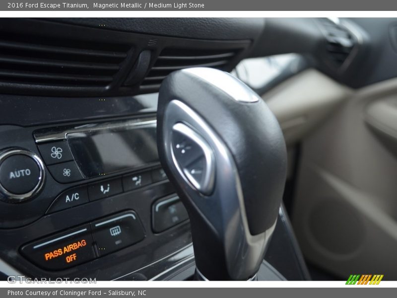 Magnetic Metallic / Medium Light Stone 2016 Ford Escape Titanium