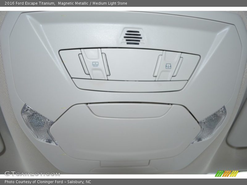 Magnetic Metallic / Medium Light Stone 2016 Ford Escape Titanium
