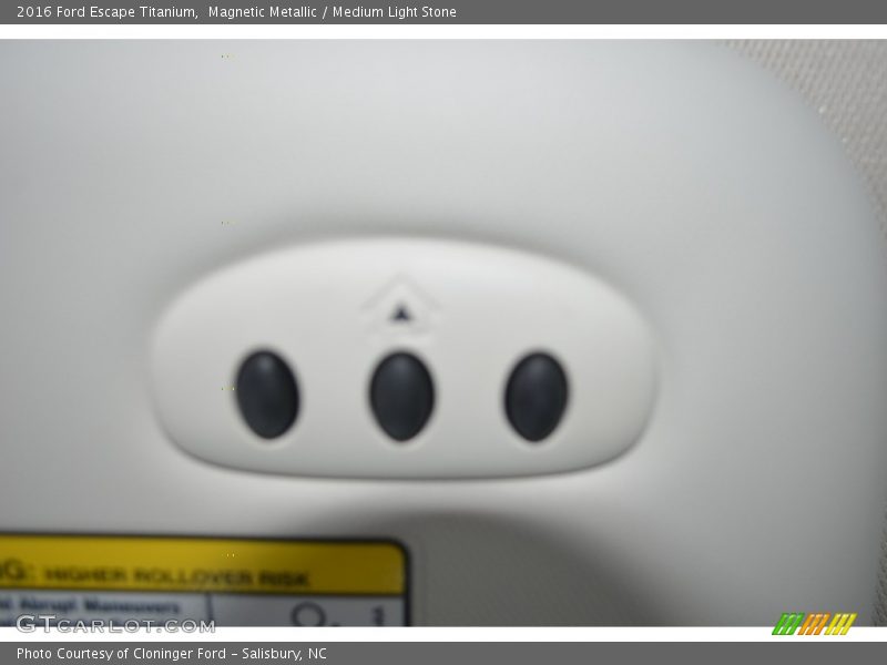 Magnetic Metallic / Medium Light Stone 2016 Ford Escape Titanium