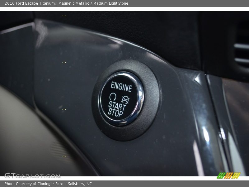 Magnetic Metallic / Medium Light Stone 2016 Ford Escape Titanium