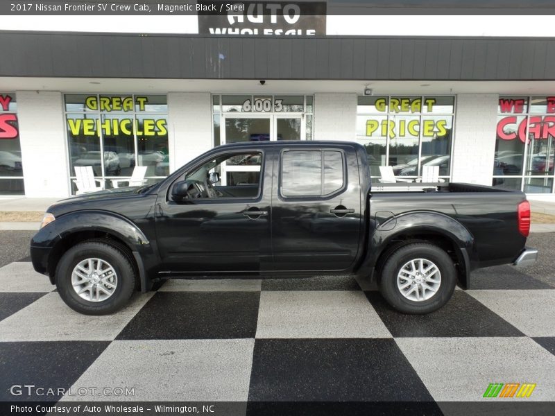 Magnetic Black / Steel 2017 Nissan Frontier SV Crew Cab