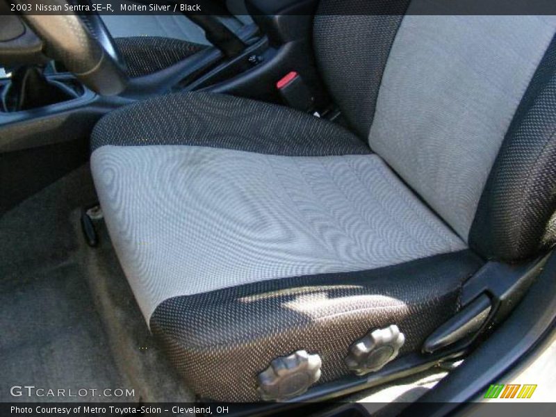 Molten Silver / Black 2003 Nissan Sentra SE-R