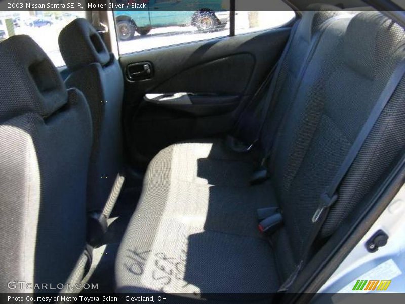 Molten Silver / Black 2003 Nissan Sentra SE-R