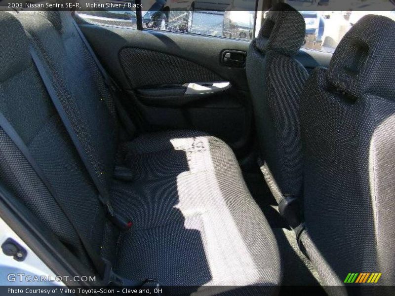 Molten Silver / Black 2003 Nissan Sentra SE-R