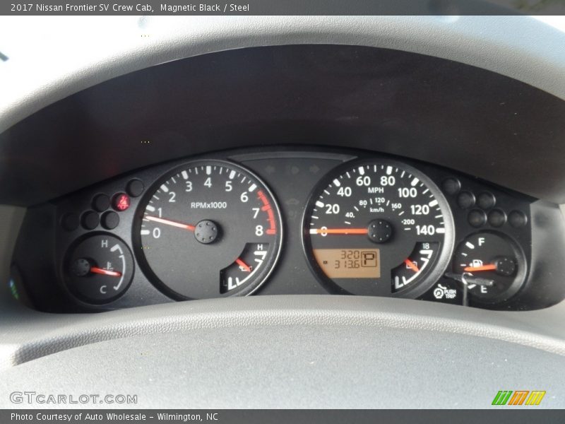 Magnetic Black / Steel 2017 Nissan Frontier SV Crew Cab