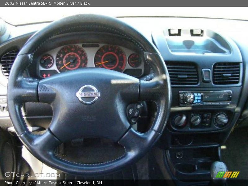 Molten Silver / Black 2003 Nissan Sentra SE-R