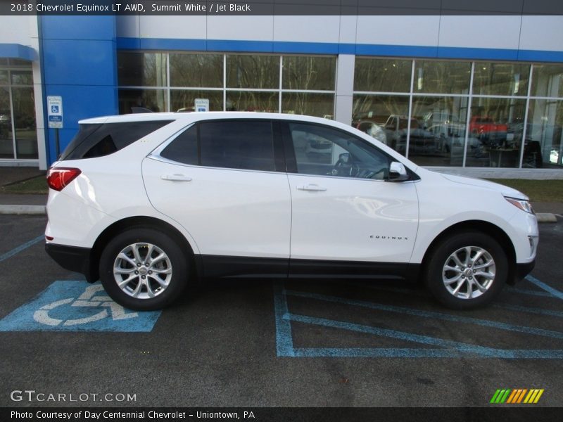 Summit White / Jet Black 2018 Chevrolet Equinox LT AWD