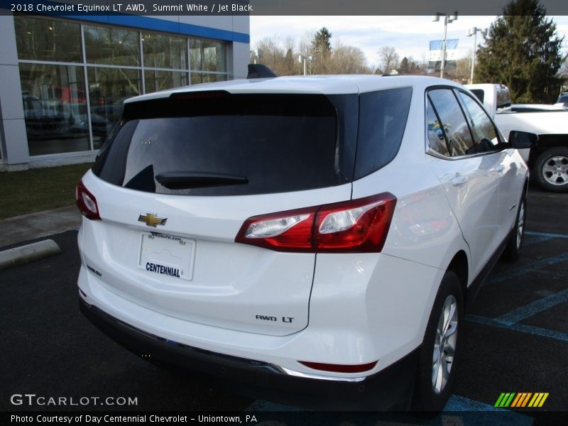 Summit White / Jet Black 2018 Chevrolet Equinox LT AWD