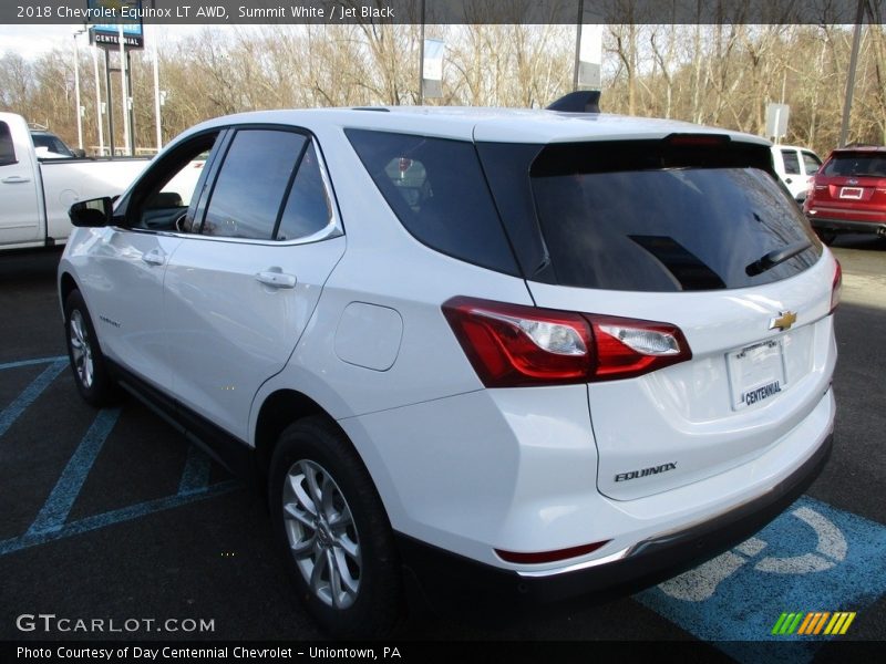 Summit White / Jet Black 2018 Chevrolet Equinox LT AWD
