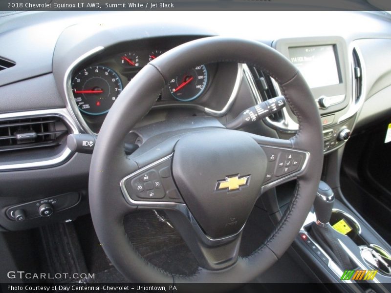Summit White / Jet Black 2018 Chevrolet Equinox LT AWD