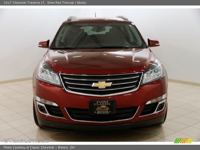 Siren Red Tintcoat / Ebony 2017 Chevrolet Traverse LT
