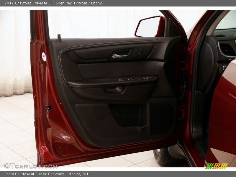 Siren Red Tintcoat / Ebony 2017 Chevrolet Traverse LT