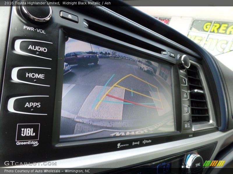 Midnight Black Metallic / Ash 2016 Toyota Highlander Limited