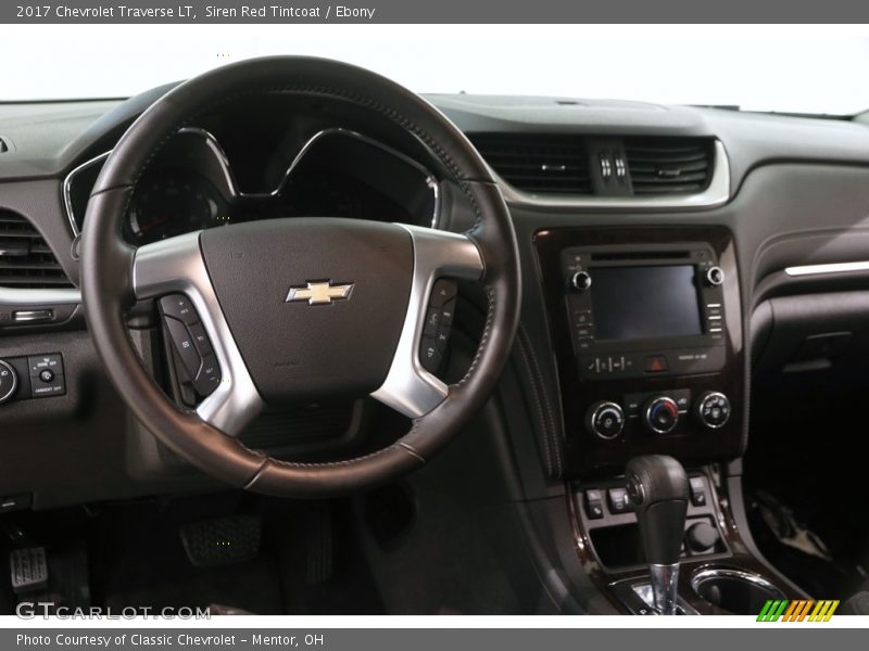 Siren Red Tintcoat / Ebony 2017 Chevrolet Traverse LT