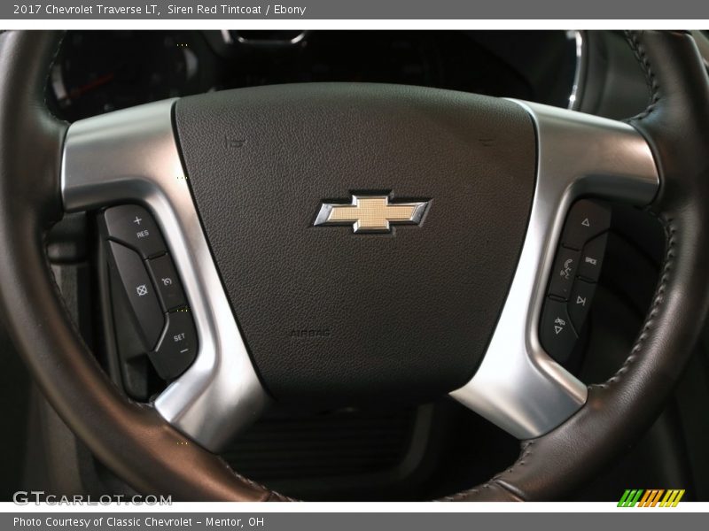 Siren Red Tintcoat / Ebony 2017 Chevrolet Traverse LT