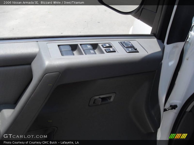 Blizzard White / Steel/Titanium 2006 Nissan Armada SE