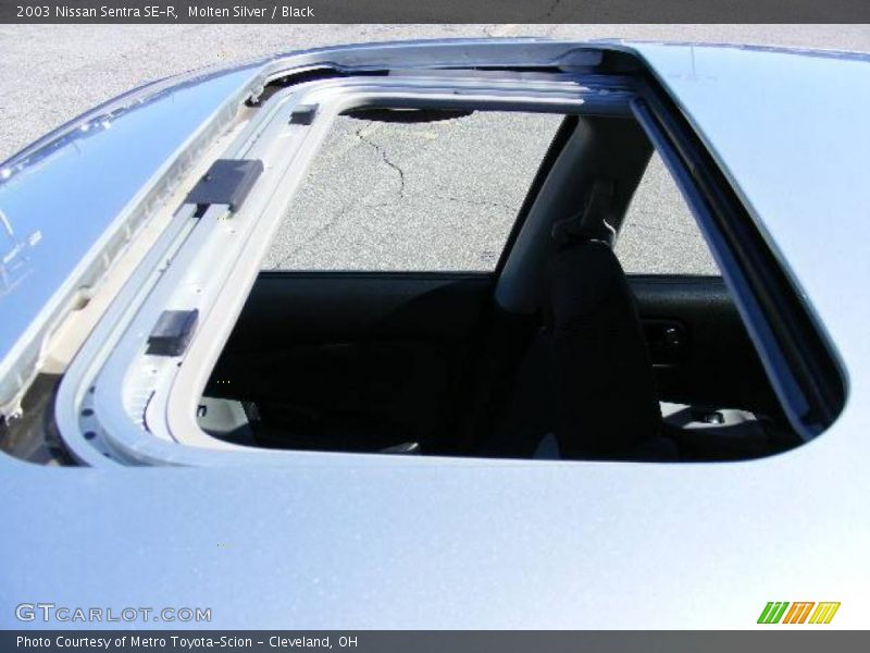 Molten Silver / Black 2003 Nissan Sentra SE-R