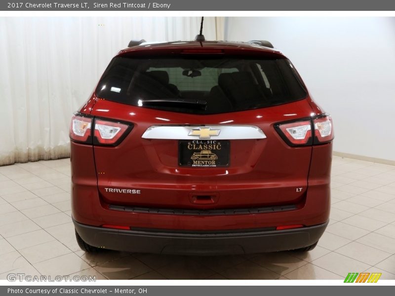 Siren Red Tintcoat / Ebony 2017 Chevrolet Traverse LT