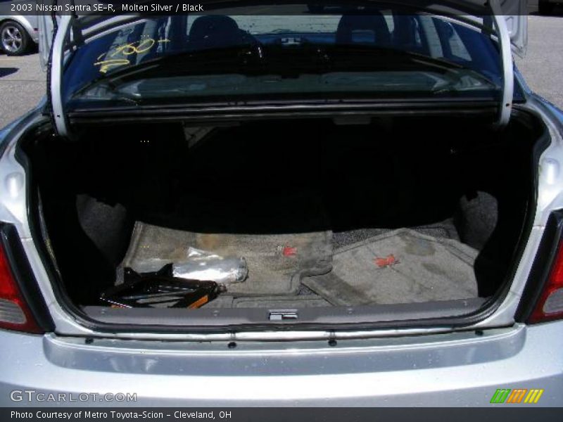 Molten Silver / Black 2003 Nissan Sentra SE-R