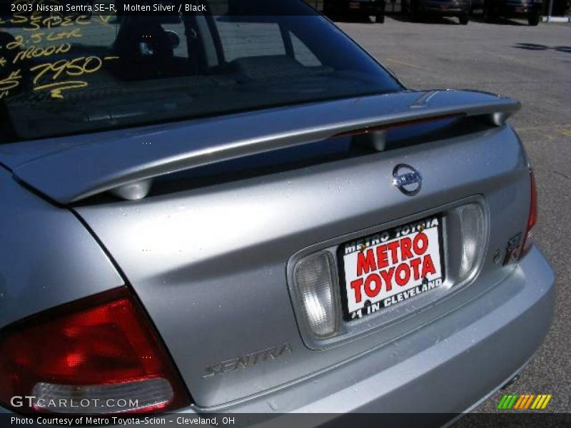 Molten Silver / Black 2003 Nissan Sentra SE-R