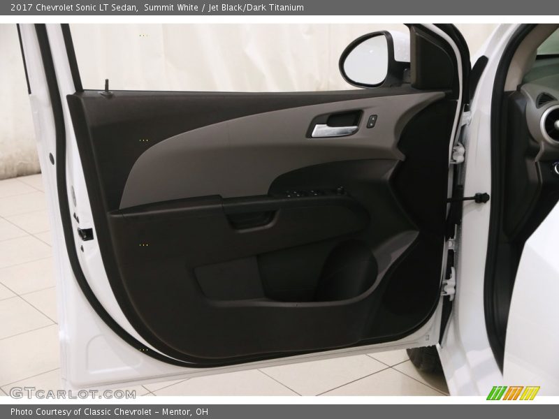 Summit White / Jet Black/Dark Titanium 2017 Chevrolet Sonic LT Sedan