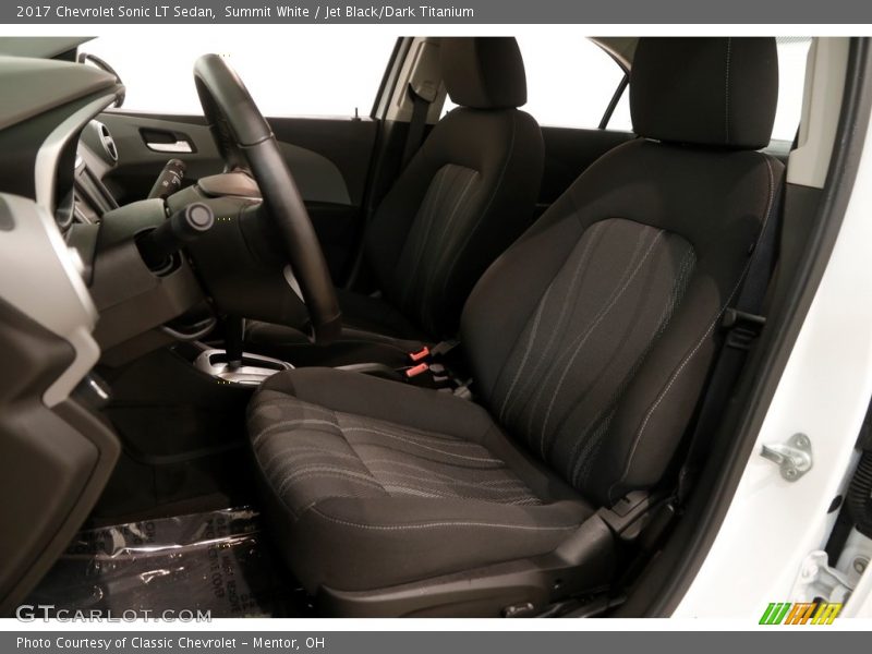 Summit White / Jet Black/Dark Titanium 2017 Chevrolet Sonic LT Sedan